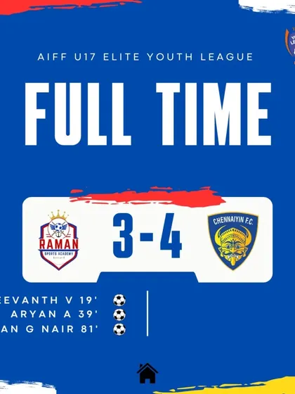 Our U17 team went down fighting in a close 3-4 battle against Chennaiyin FC.
