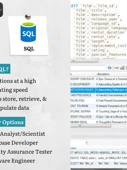 Understanding data is crucial, which is why we teach SQL. This guide explains how it's used to store, retrieve, and manipulate data at high speed, a core skill for database developers and data scientists.