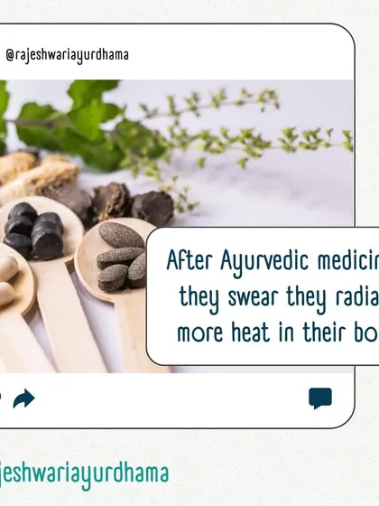 It's common for clients to notice changes in their body during treatment, like feeling more heat. This is often a sign that the Ayurvedic medicines are working to rebalance your system's metabolism.