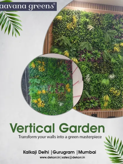 A close-up look at the detail and texture of one of my vertical garden installations. I use a variety of plant types with different shapes and shades to create a dense, layered, and highly realistic green masterpiece for your wall.
