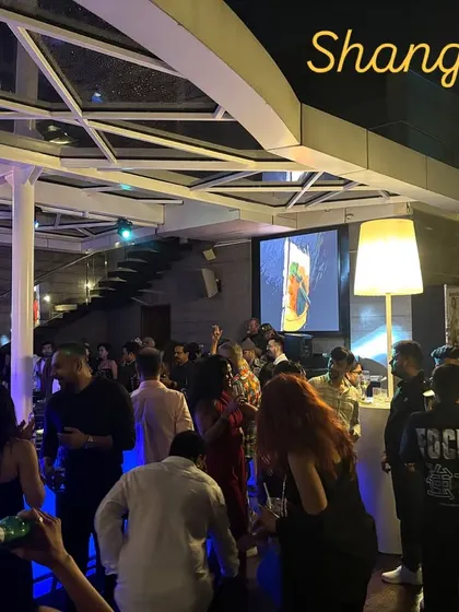 The scene at Shangri-la, a premium venue where I regularly perform. This shows the type of upscale client events and club nights I cater to.