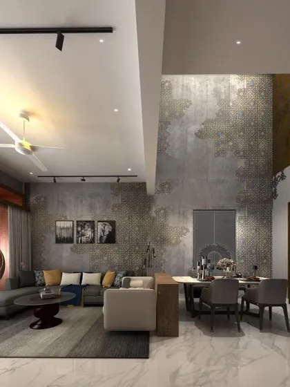 A duplicate of an interior render.