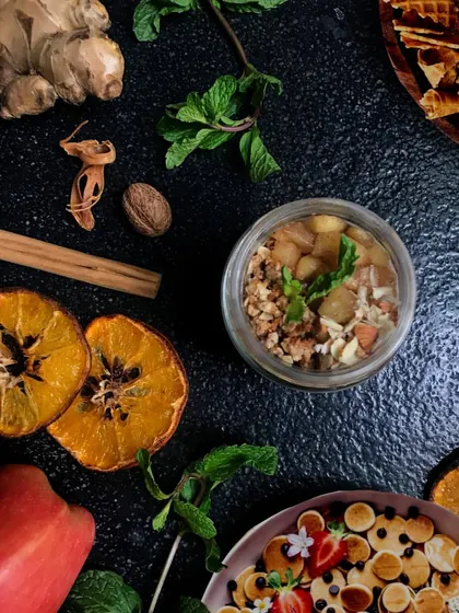 For those with a sweet tooth, I created the Sweet Cravings Platter. It’s a guilt-free way to indulge, featuring two of my fresh fruit yogurts, mini pancake skewers, crispy waffle chips, and an assortment of fresh fruits. It's a delightful and unique dessert platter for any celebration.