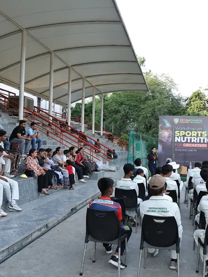 Our players attend a workshop on sports nutrition, a critical part of our holistic development program. Learning what to eat for sustained energy, faster recovery, and injury prevention is essential for any serious athlete.