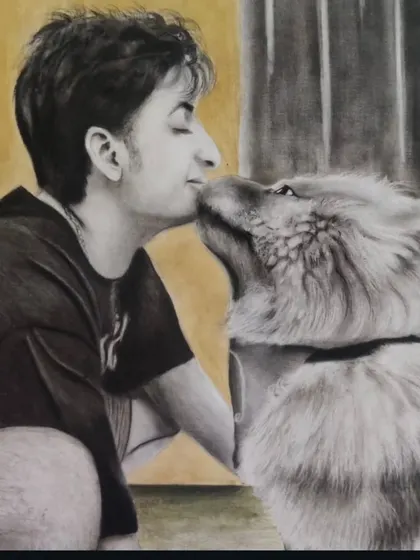 There's nothing like the bond between a person and their pet. I focus on capturing that pure, unconditional love in my hyper-realistic charcoal drawings, creating a keepsake that celebrates your furry family member.