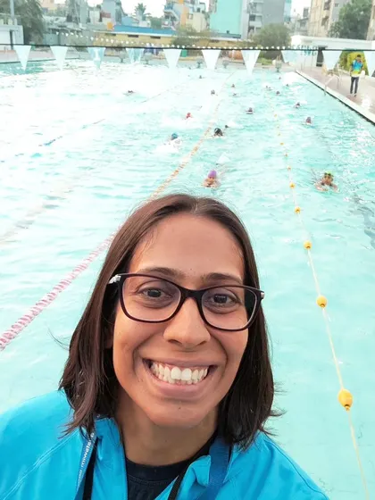 What can make me smile this bright at 5:30 AM? Seeing 26 of our Marlins, aged 8 to 16, training their hearts out. They are learning life lessons in discipline, grit, and teamwork.