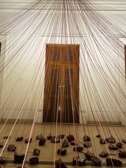 An art installation from a Vogue India x Royal Enfield event. My work often extends beyond styling into broader creative concepts and production.