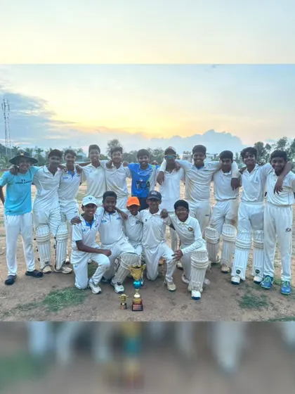 Our U-16 Cavaliers team, led by our Head Coach, celebrating their championship win in the Inspirational Cup U-16 Tournament.