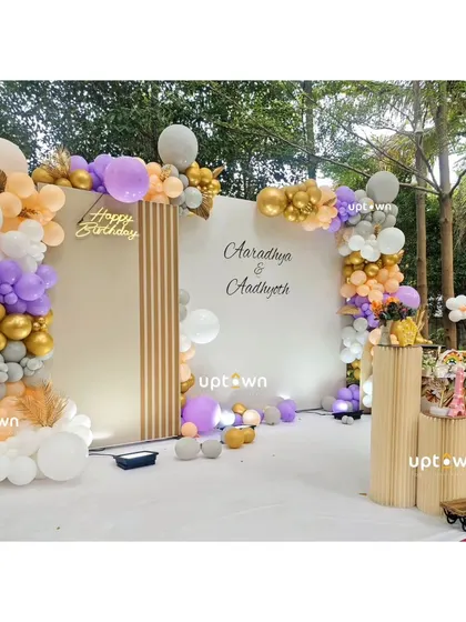 Another angle of the beautiful outdoor setup.