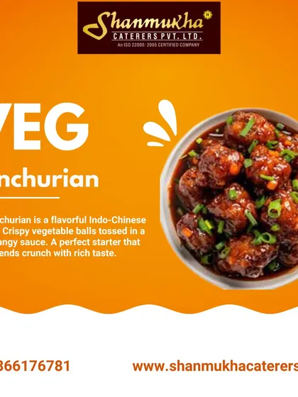 Another look at our flavorful Veg Manchurian, a perfect starter that blends crunch with a rich, tangy sauce.