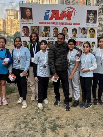 Our girls' team celebrating their hard-earned second runner-up position in the Winter League. We foster a strong sense of community and teamwork, celebrating every victory together as a family.