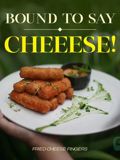 Our fried cheese fingers are guaranteed to make you smile. They are crispy, cheesy, and absolutely delicious.