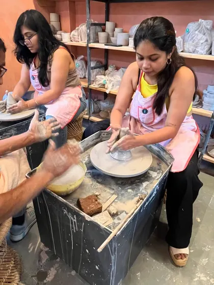 There's never a dull moment with clay. Our instructors are here to guide you, whether you're a beginner or have some experience. Come roll up your sleeves and discover the joy of pottery.