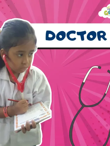 A future doctor in the house! With a stethoscope and notepad, this child is all set to take care of patients in our Character Closet.