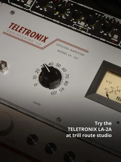 The Teletronix LA-2A is a legend for a reason. Come try this iconic analog compressor at our studio and add that smooth, warm tone to your tracks.