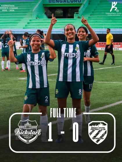 A hard-fought 1-0 victory against a tough opponent. Kajol's brilliant finish made the difference, showcasing our ability to win even the tightest of matches.