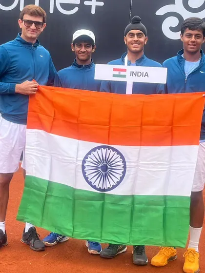 We are incredibly proud of the Indian team, led by our player Aradhya Kshitij, for their impressive 6th place finish in the Junior Davis Cup, competing against the world's best.
