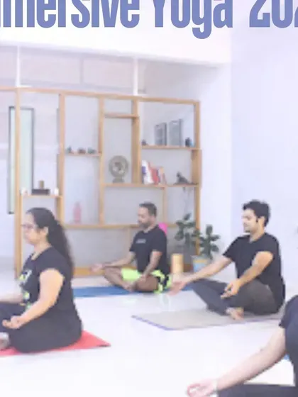 The stillness and focus during our Immersive Yoga 2024 session. These deep practices allow for a level of engagement with the body and mind that goes beyond a regular class.