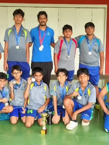 The Legacy School Boys Team, trained by our coaches, celebrating their Runner-Up finish in the BAASC League.