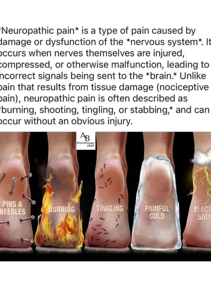 Neuropathic pain feels different, often described as burning, tingling, or shooting. We use specific techniques to help manage nerve-related pain and improve function.