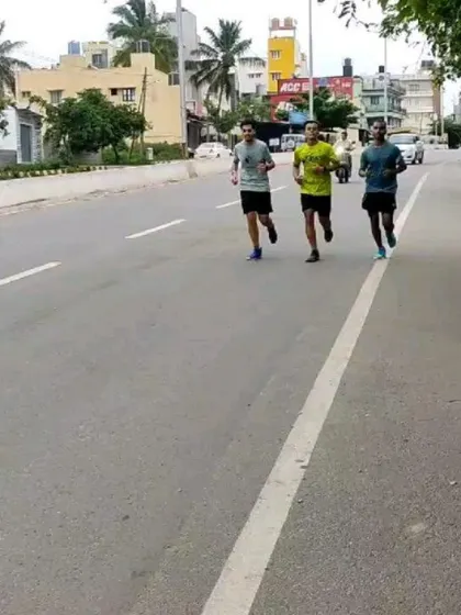 A collection of moments from our Freedom Run, capturing the determination of individual runners, the camaraderie of groups, and the pride of finishing the race.
