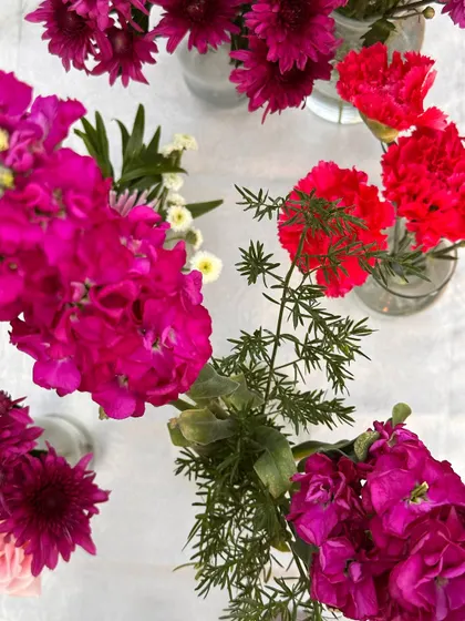 Whispers of love in every petal. A close-up of the vibrant, fresh flowers I use to create stunning arrangements.