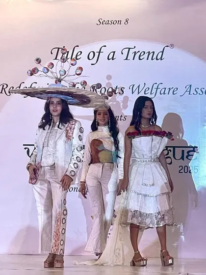 A creative collection by our second-year students presented at the 'Tale of a Trend' fashion extravaganza, showcasing their design talent.