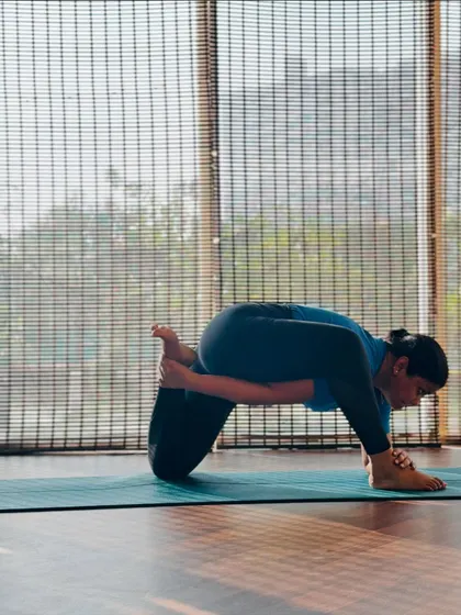 This week I worked on twisting poses I had never tried before. This deep twist is a great way to detoxify the spine and improve mobility.