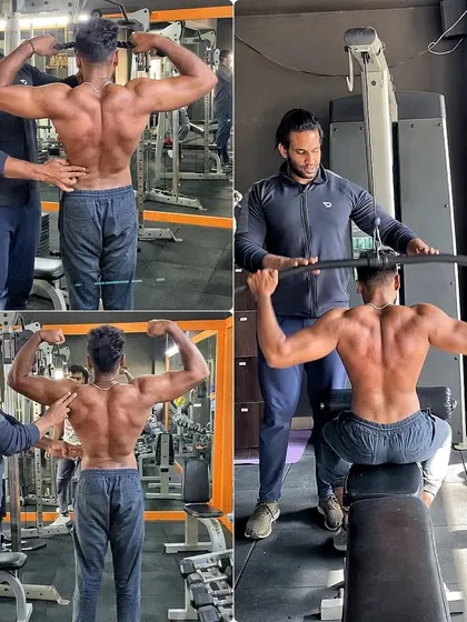 Working on back definition and posing. I help my clients not just build the muscle, but also learn how to display their hard work.
