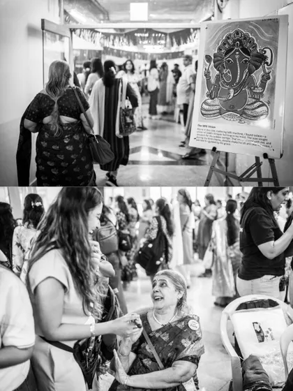 The story of an event is often in the small moments. A shared laugh, an enthusiastic conversation, the welcoming entrance. These candid shots capture the warm and supportive atmosphere of the day.