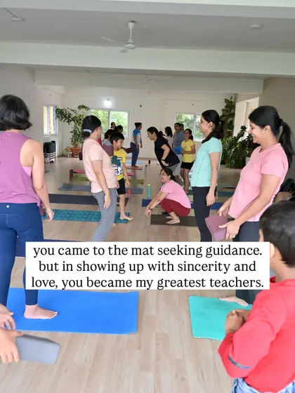 In every workshop, you might come seeking guidance, but in showing up with sincerity, you become my greatest teachers.