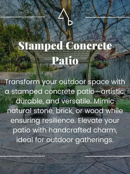 This post explains the benefits of a stamped concrete patio, a durable and artistic solution that can mimic natural stone or brick.