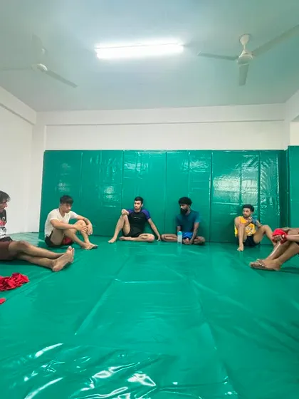 A moment of rest and discussion after a hard training session. We're always cooking up something new at Kaizen.
