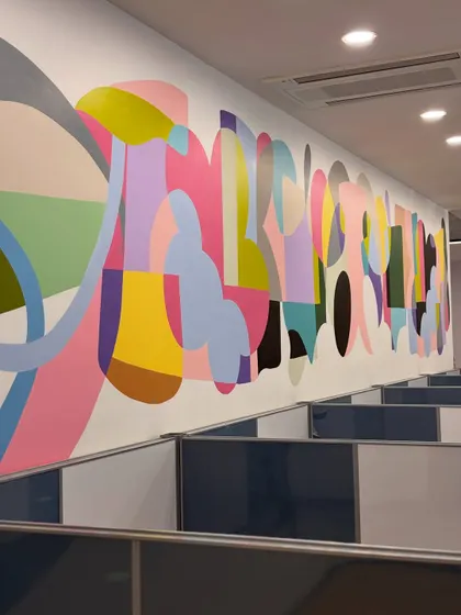 Custom Hand-Painted Murals for Commercial and Public Spaces