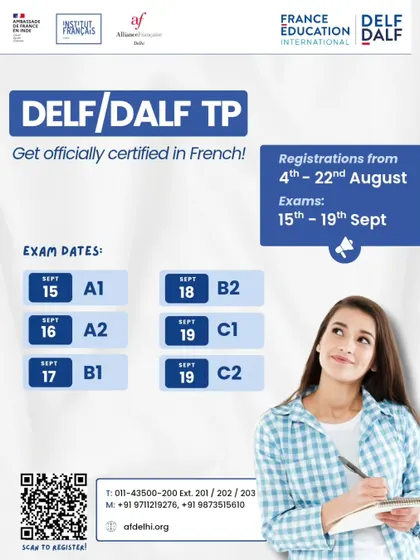 Alliance Française French Classes and DELF/DALF Certification in Delhi ...