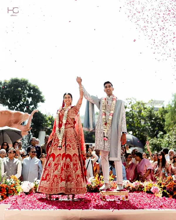 This is the moment every detail leads up to. I designed this bespoke sherwani for Sudeep's beautiful ceremony, focusing on a regal silhouette and intricate embroidery that felt both timeless and personal.