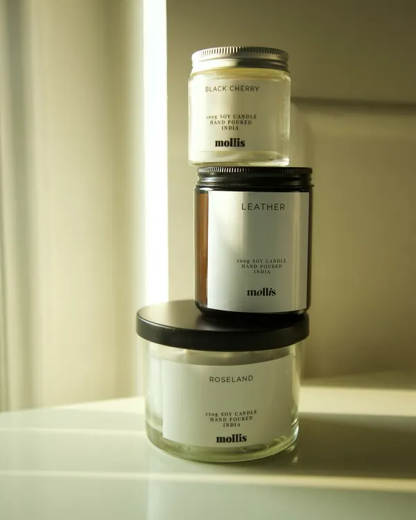 Candle season is here. I offer my 100% soy wax candles in three different sizes to suit any space.