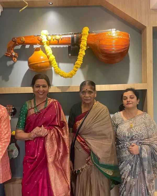 I was so proud to inaugurate my student Bimba's new music store, RAGA. It is wonderful to see her musical journey flourish, from running a school with over 300 students to this new venture.