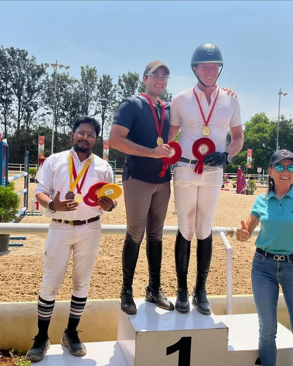 A proud podium moment for Team REA at the EIRS competition. Our rider and coach, Bharadwaj, took home gold and bronze, while our students also secured top placings in their categories.