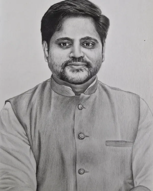 A classic head and shoulders portrait, commissioned by a client. I use careful shading to create a realistic and dignified look.