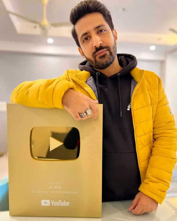 Holding my YouTube Golden Creator Award for surpassing one million subscribers. This milestone is a testament to the incredible support from the Electronyk Family over the years. Nothing without you.