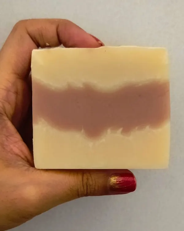 A fresh bar of my bestseller, Lush Lavender. I gave this classic a little glow-up, but it's still the same calming, hydrating soap you love, made with soothing lavender and rich butters.