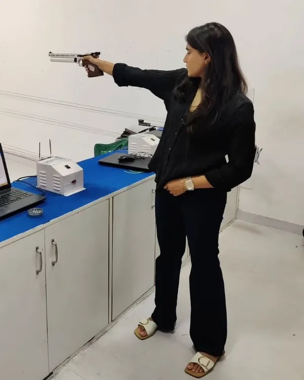 We were honored to host Olympic bound shooter Esha Singh at our academy. It's a privilege to support our national heroes as they prepare to represent India on the world stage.