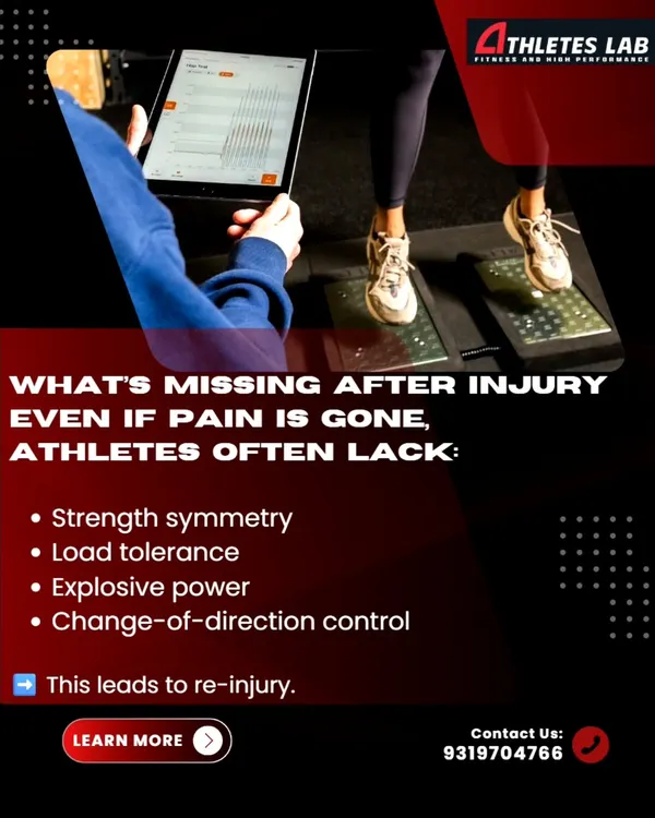 After an injury, simply being pain-free isn't enough. We use technology like force plates to objectively measure what's often missing: strength symmetry, load tolerance, and explosive power. This data helps us identify hidden deficits that could lead to re-injury.