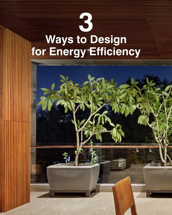 Buildings account for nearly 40% of global energy use. We focus on three key areas to improve energy performance: prioritizing passive cooling, choosing low-impact materials, and using surface-level interventions like green pavers.