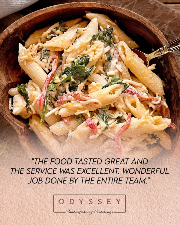 We are motivated by the sweet messages from our clients. This testimonial highlights the great taste of our food and the excellent service provided by our entire team.