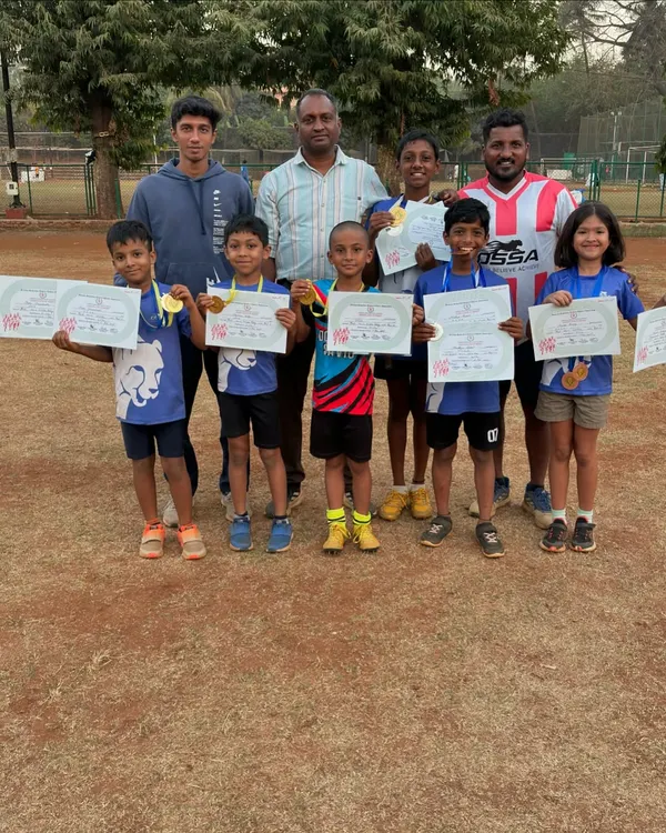 Our sub-junior champions proudly display their medals and certificates. We celebrate every achievement to build confidence and inspire a lifelong passion for athletics in our youngest members.