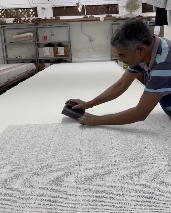 We welcome you to our garden studio for a hands-on workshop. Learn the ancient art of block printing, try your hand at natural dyeing, and design your own unique piece with vintage blocks from our archives.