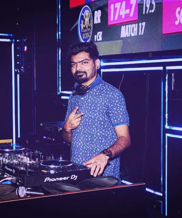 My first post from F Superclub, one of Bangalore's premier nightlife destinations. Ready to get the party started behind the Pioneer DJ setup.