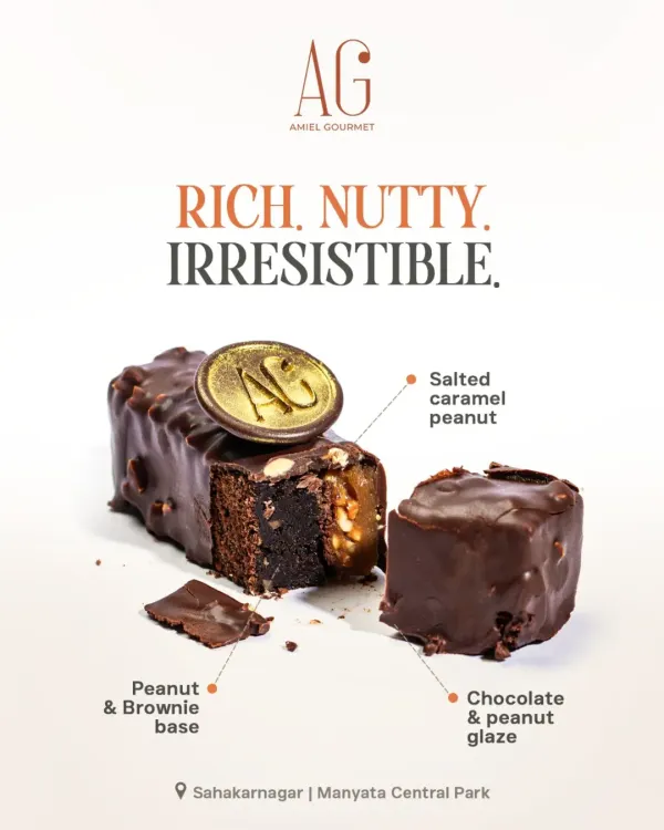 Rich, nutty, and irresistible. This dessert bar features a peanut and brownie base, a layer of salted caramel peanut, and a decadent chocolate and peanut glaze.